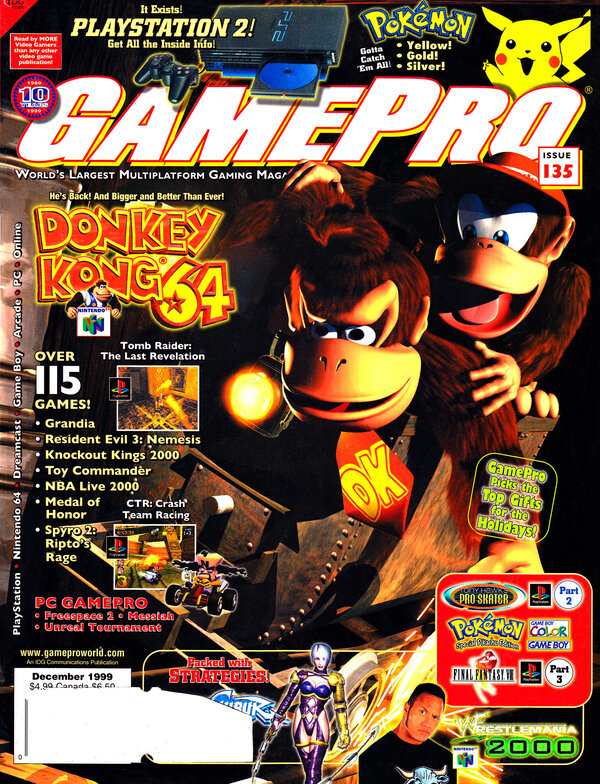GamePro 135 (Dec 1999) Donkey Kong 64 cover